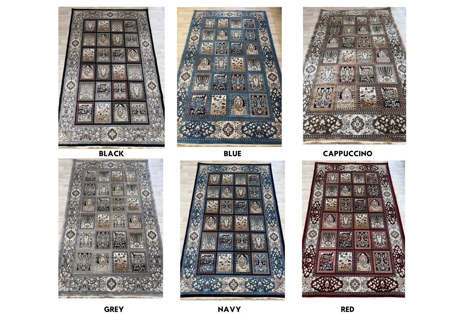 Mistral Modern Collection - Box Design Living Room Rug