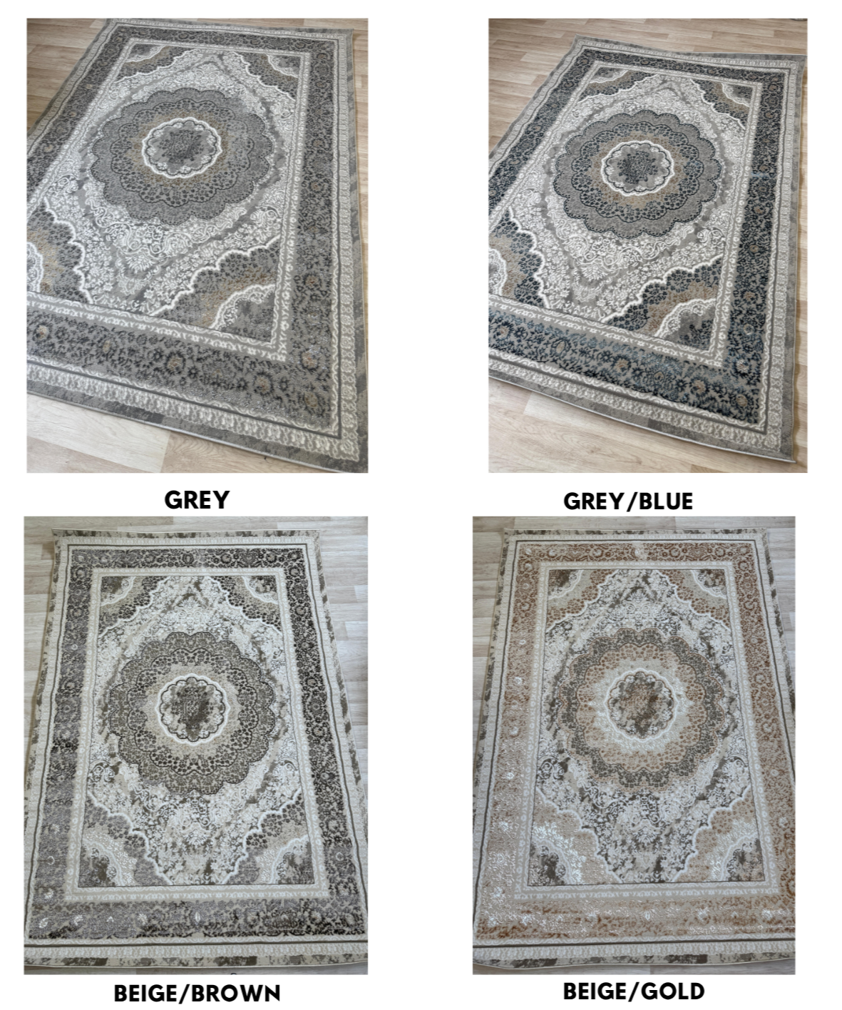 Emoji Shimmer Rug - Oriental Style Living Room Area Rug