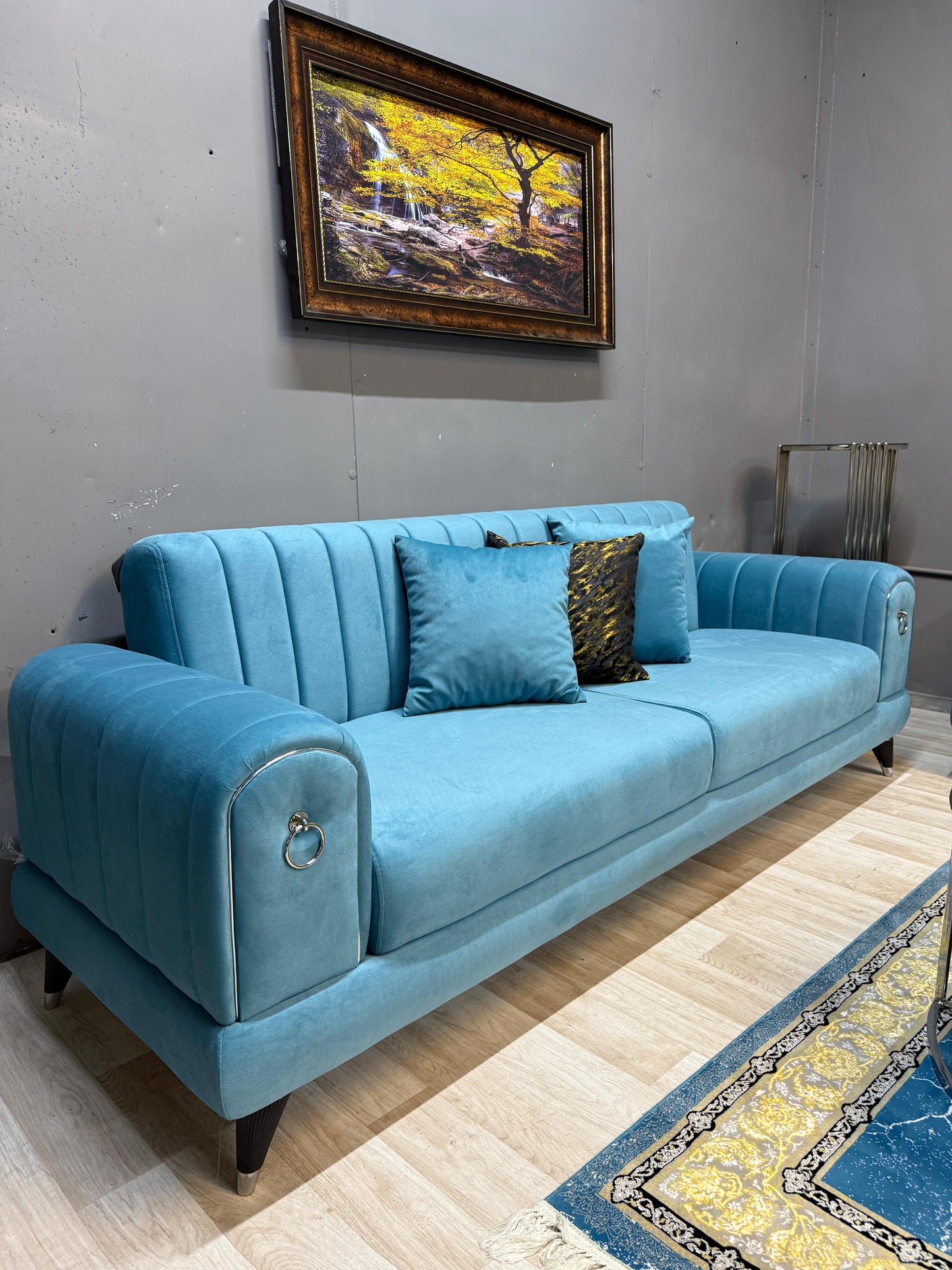 Toledo Blue - Sofa Set