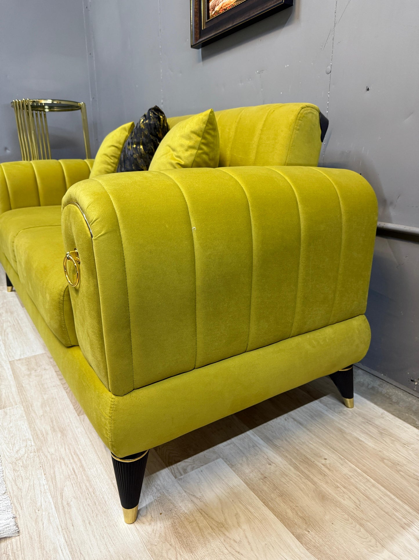 Toledo Yellow - Sofa Set