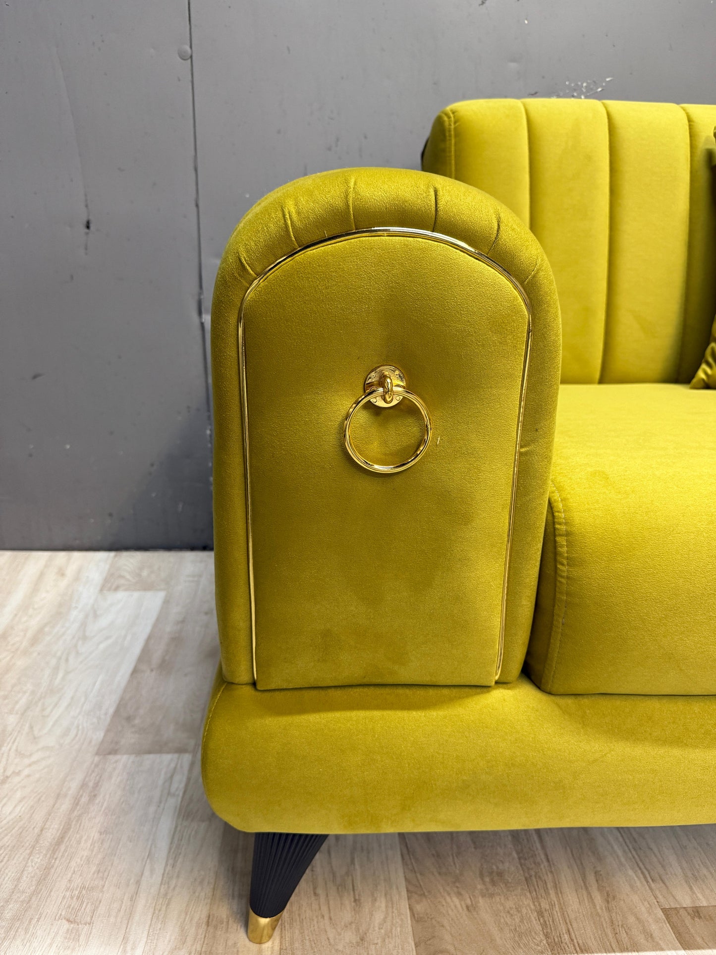 Toledo Yellow - Sofa Set