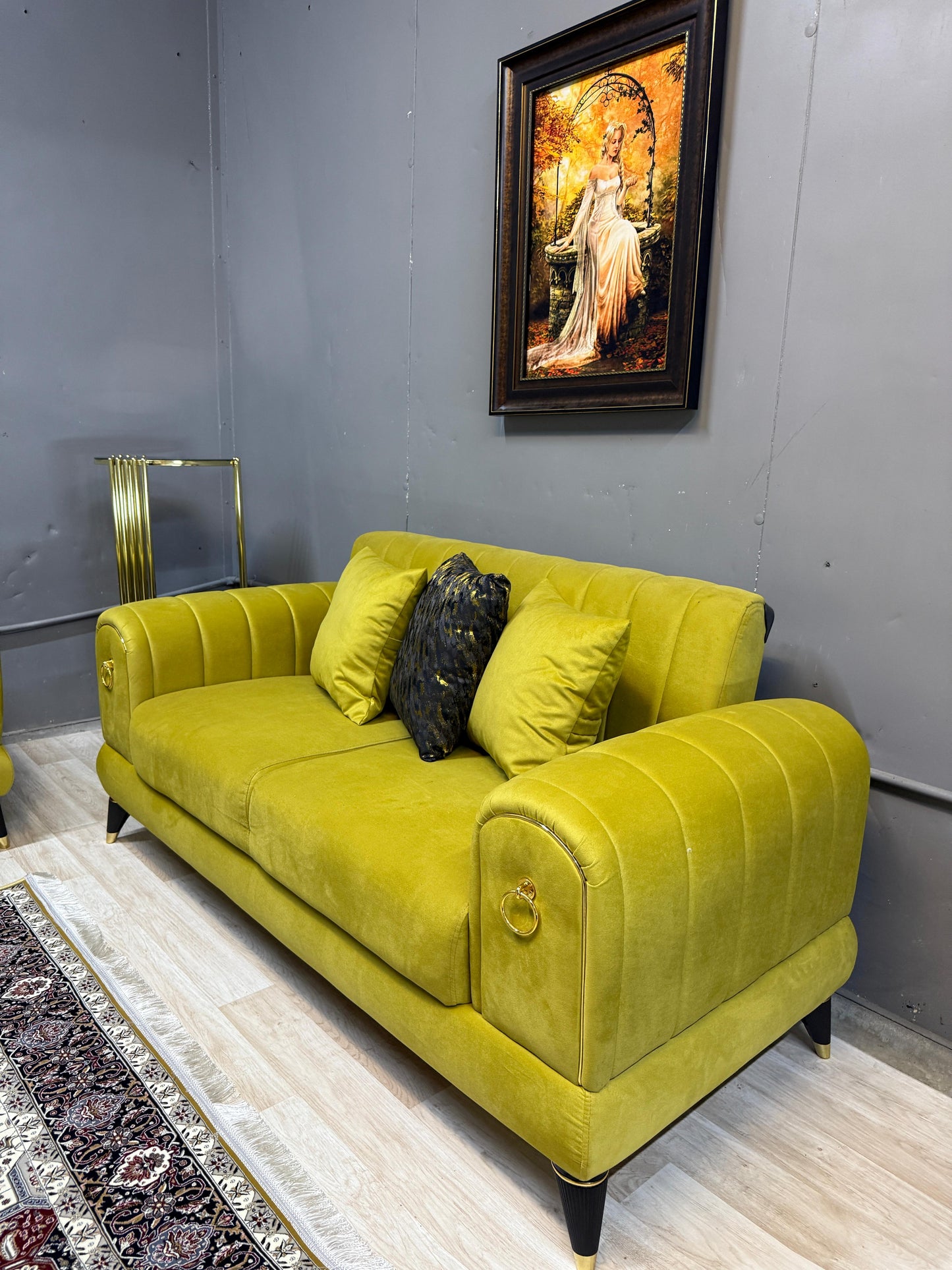 Toledo Yellow - Sofa Set