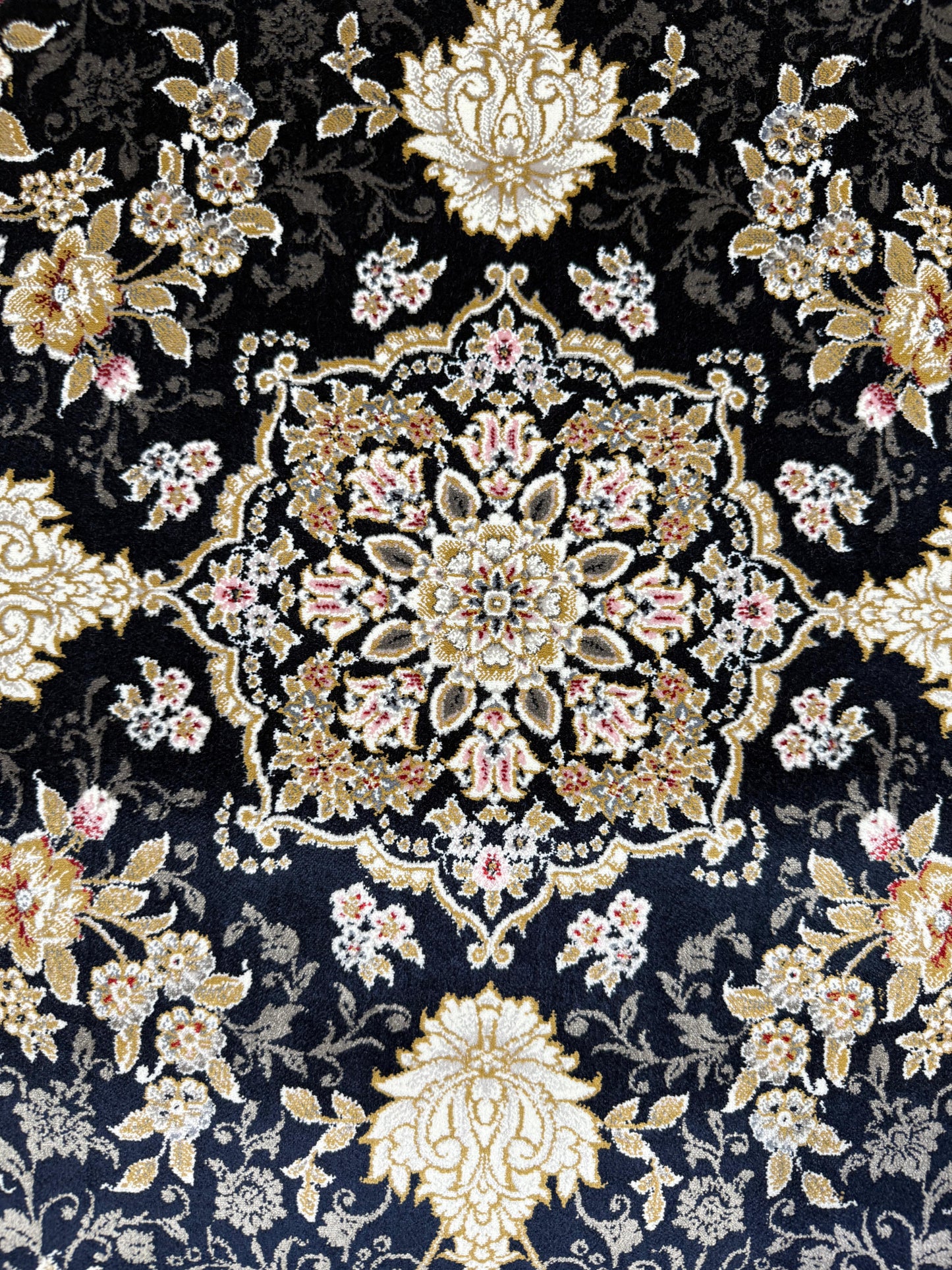 Black Oriental Living Room Persian - 1200 Reeds Rug
