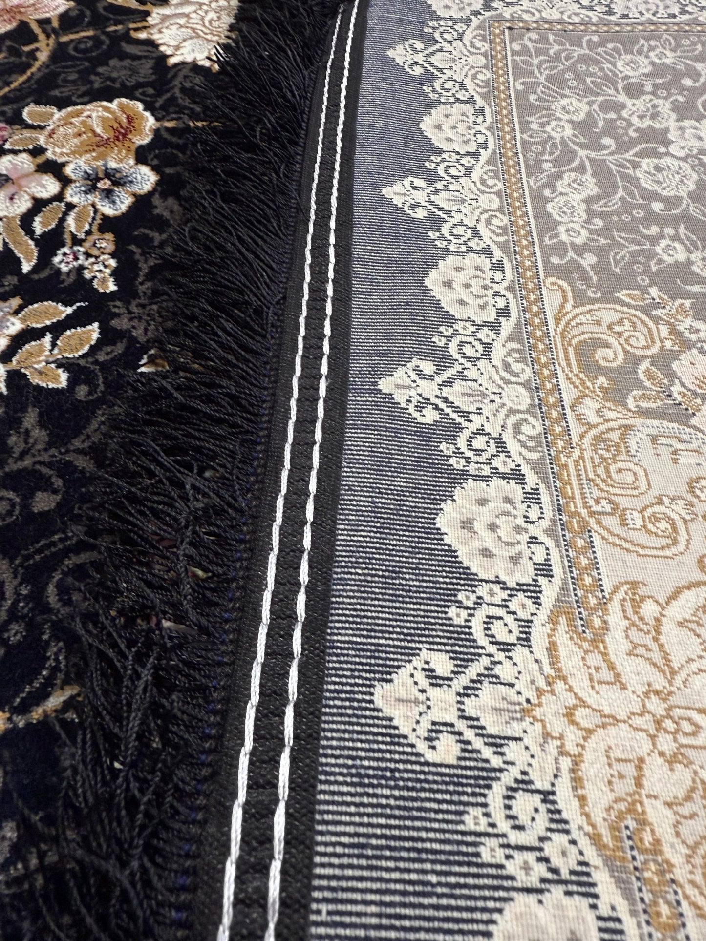 Black Oriental Living Room Persian - 1200 Reeds Rug