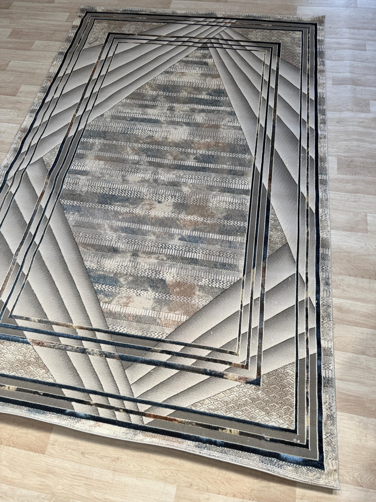 Emoji Geometric Shimmer Rug Collection