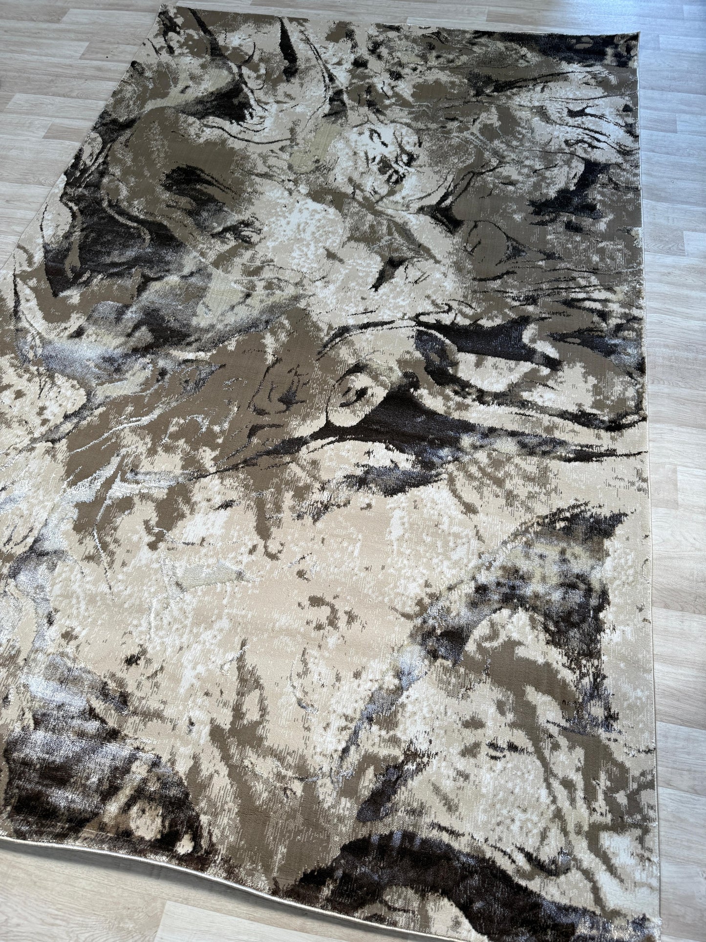 Emoji Abstract Shimmer Rug Collection