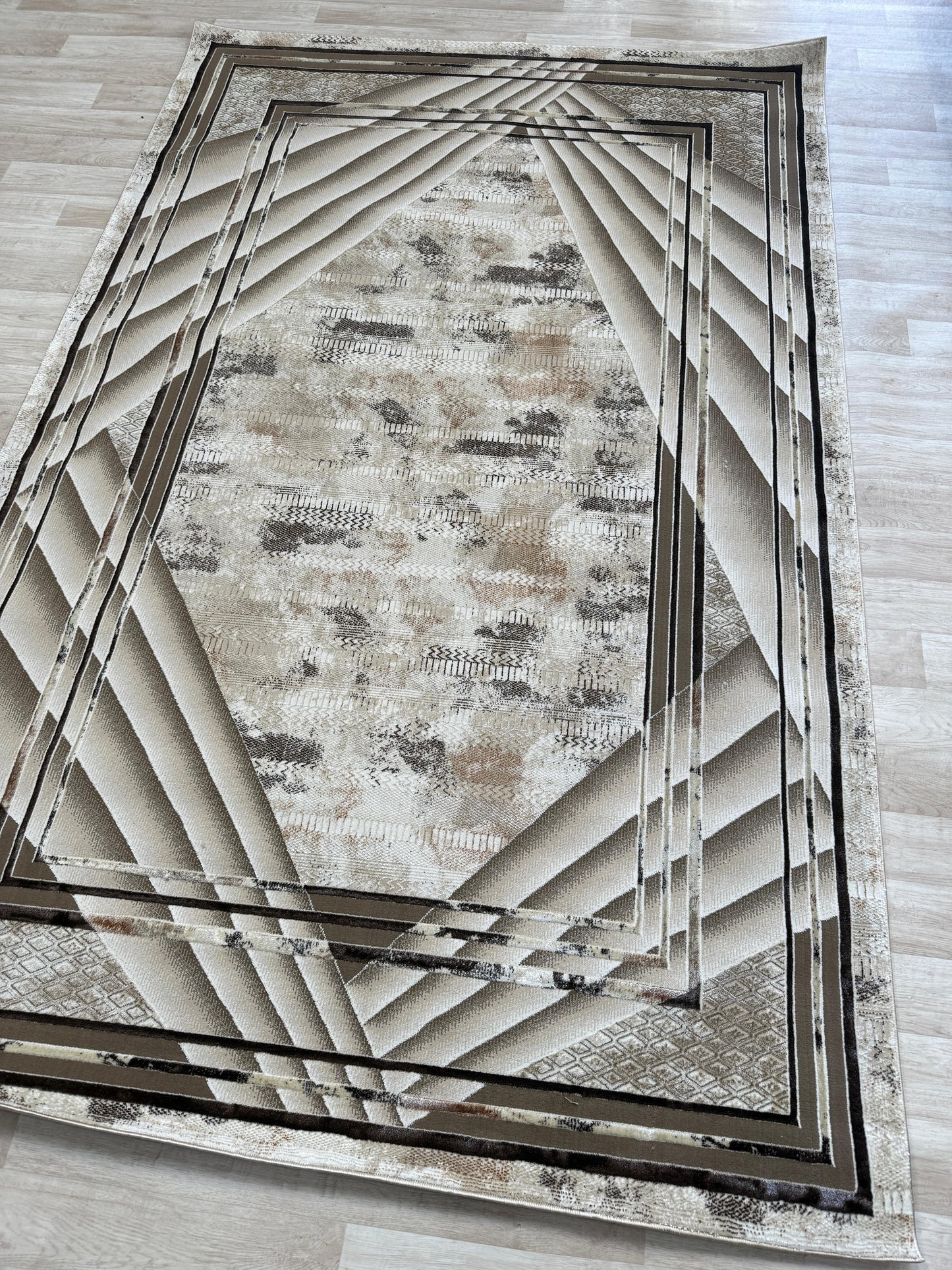 Emoji Geometric Shimmer Rug Collection