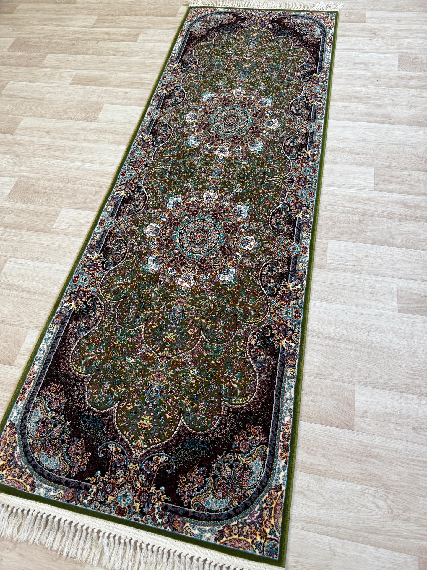 Nestarin Green Persian - 700 Reeds Rug