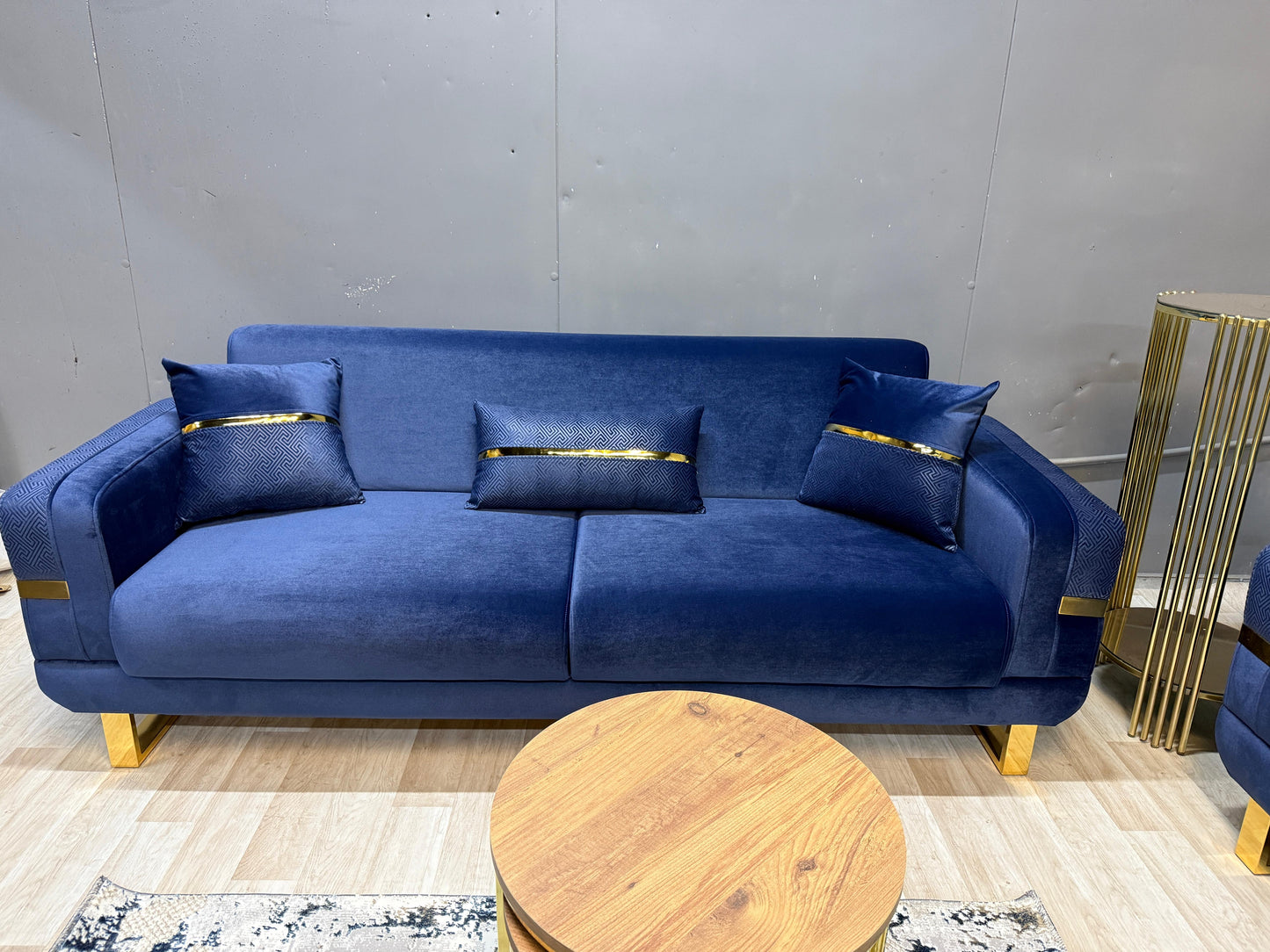 Prestij Blue - Sofa Set