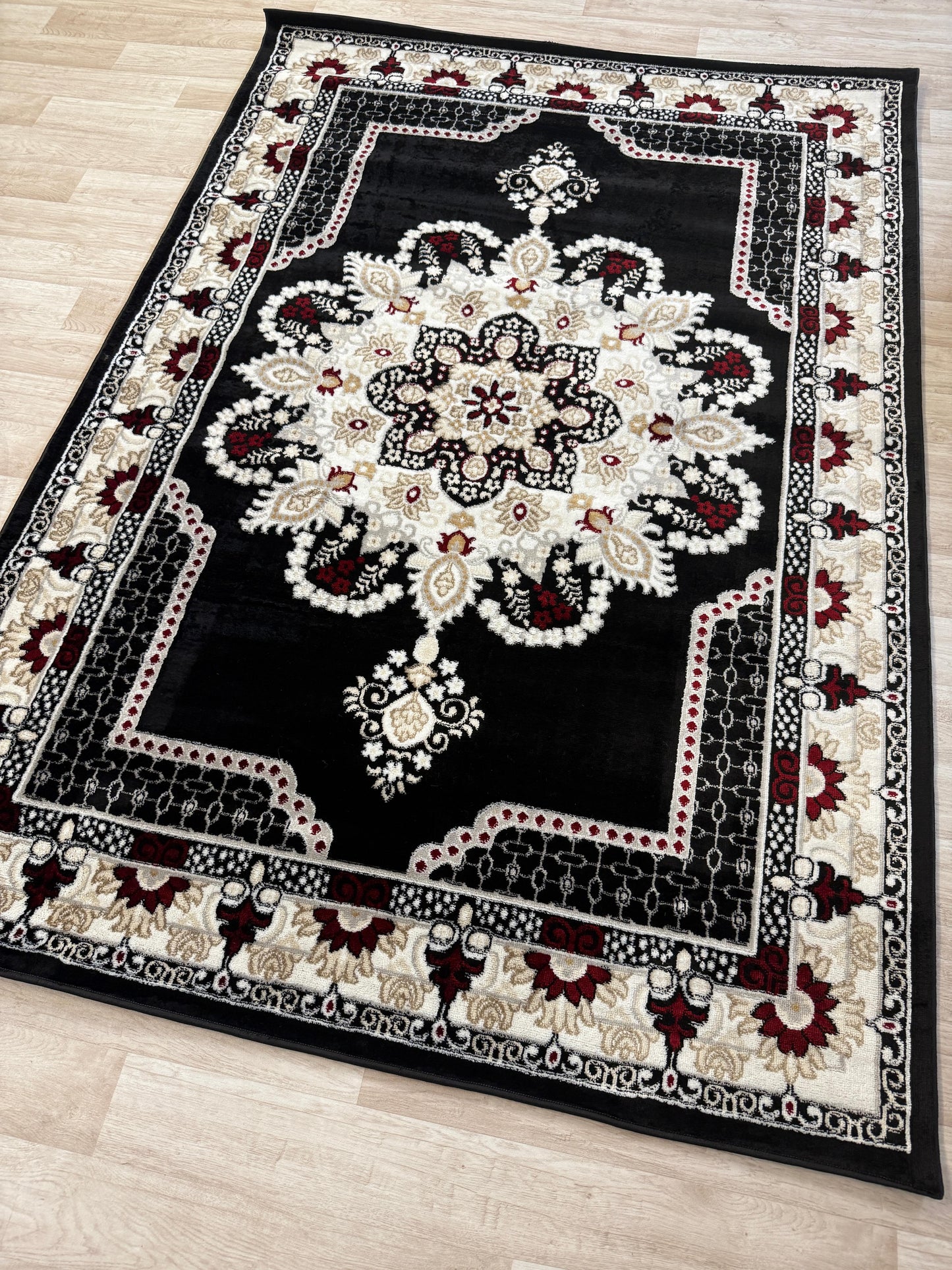 Dima Medallion Design Living Room Area Rug - Stylish & Available in 6 Colors