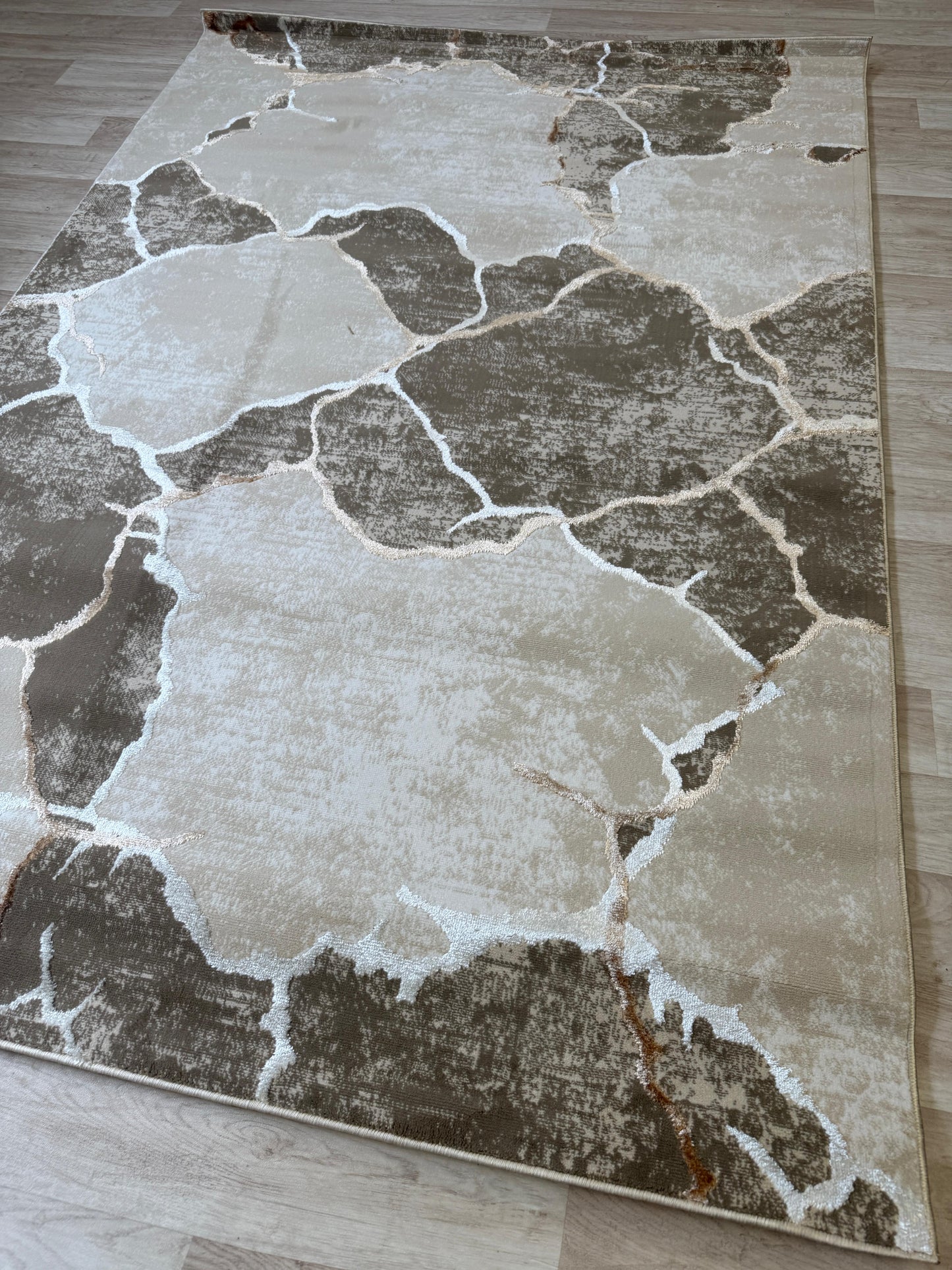 Emoji Modern Shimmer Rug - Living Room Area Rug