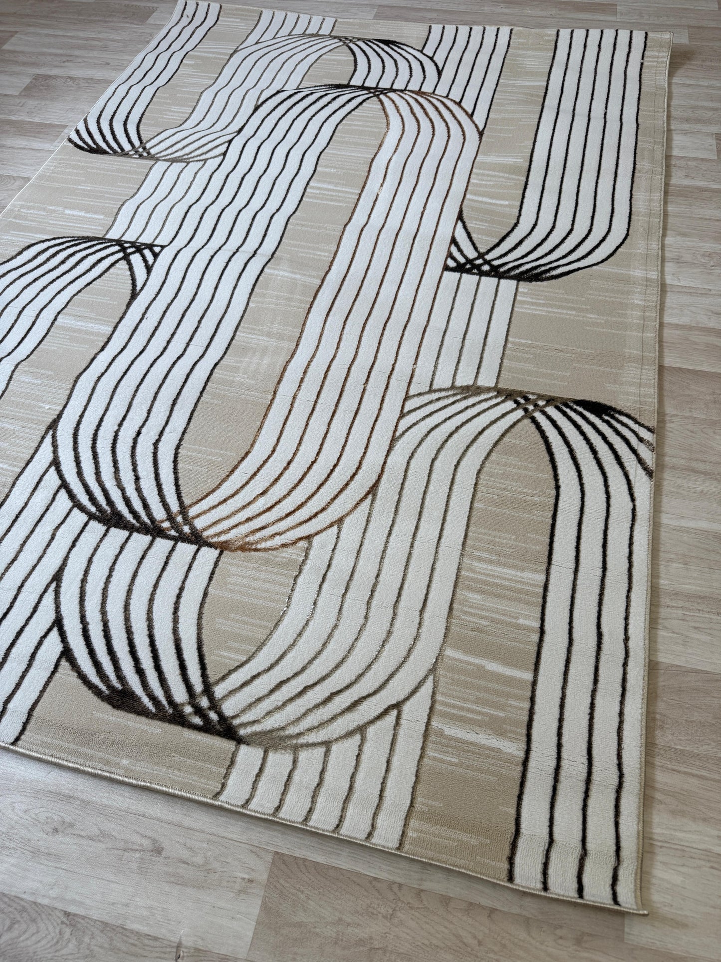Emoji Modern Style Shimmer Rug - Living Room Area Rug