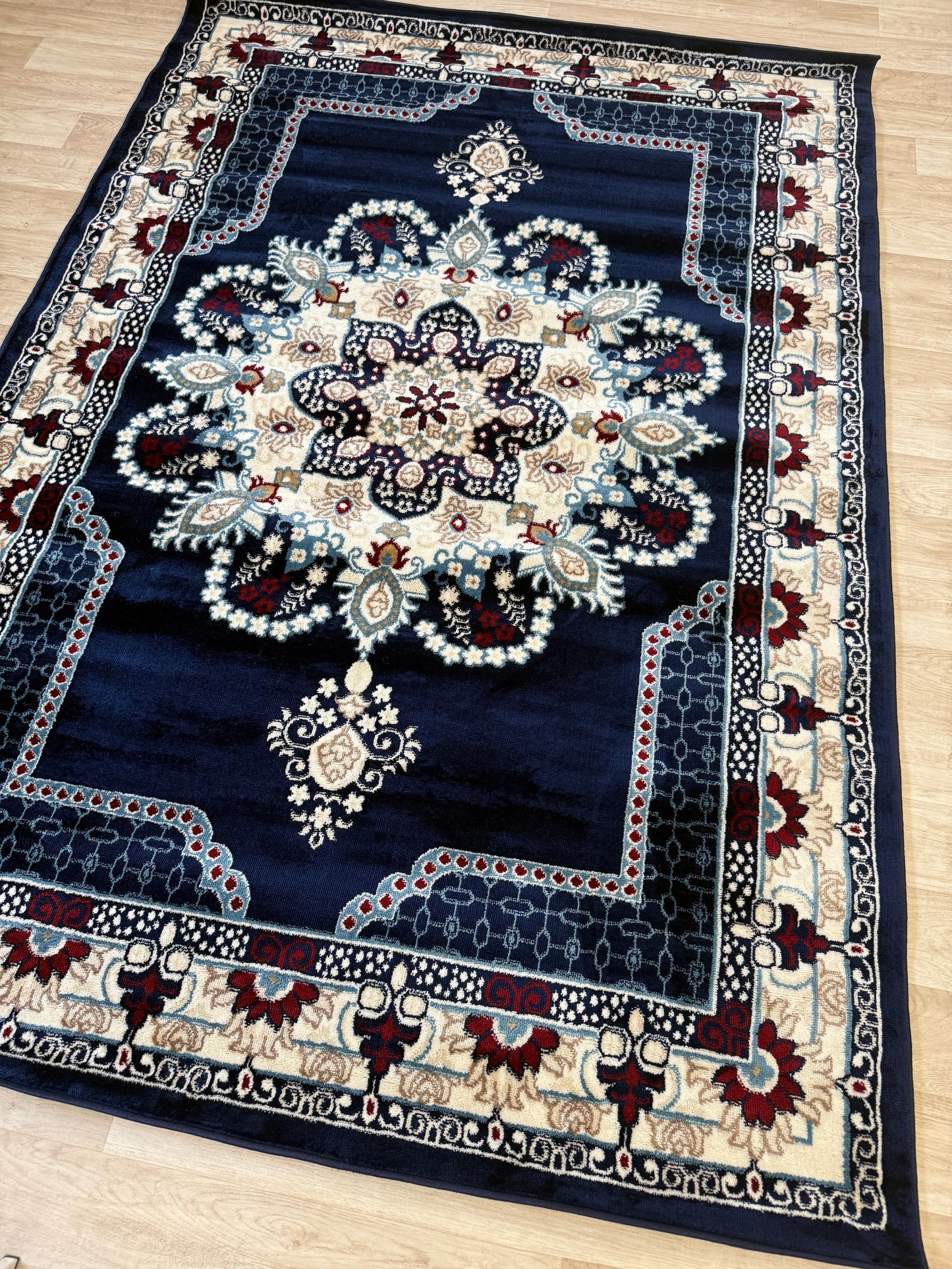 Dima Medallion Design Living Room Area Rug - Stylish & Available in 6 Colors