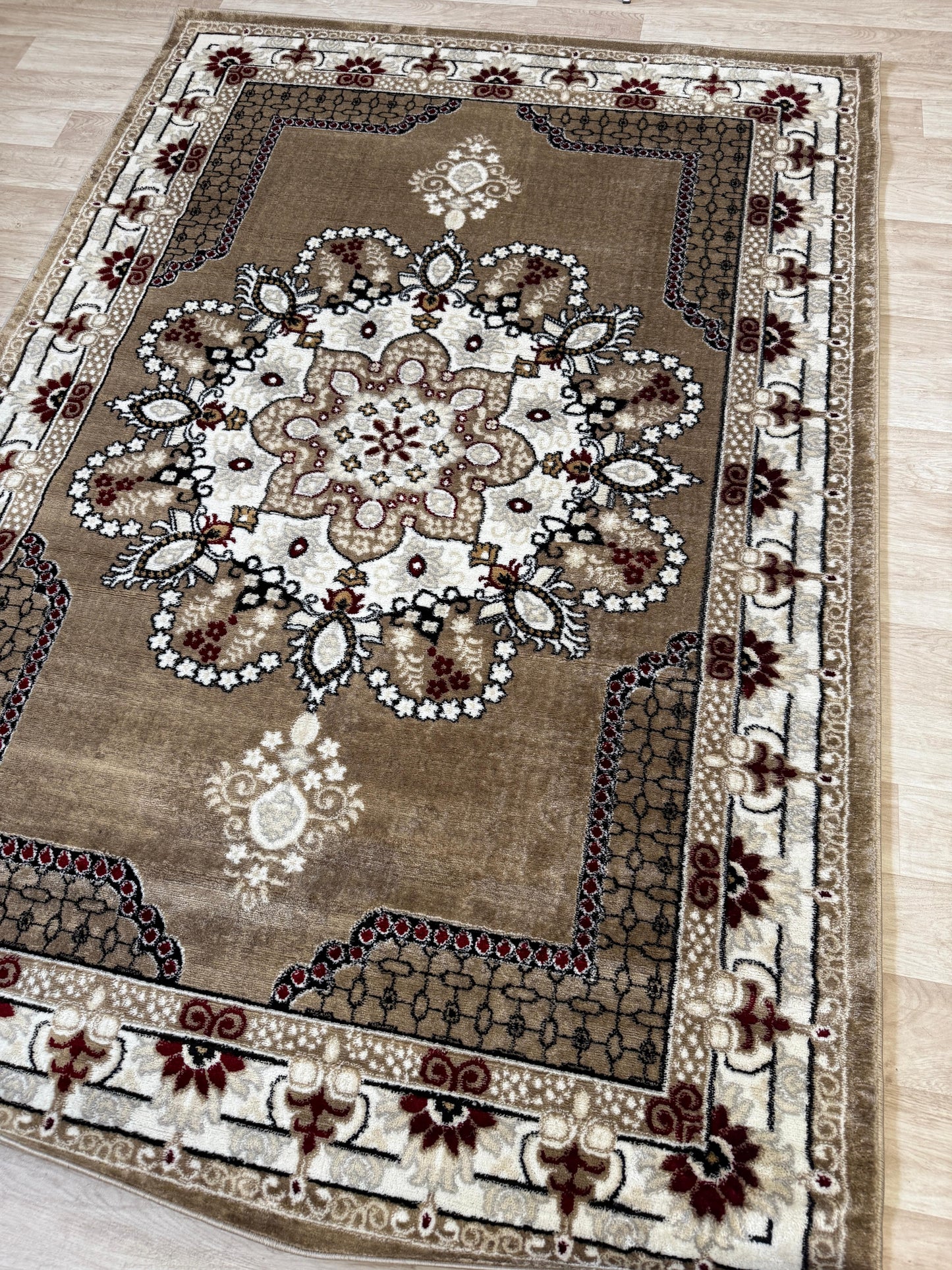 Dima Medallion Design Living Room Area Rug - Stylish & Available in 6 Colors