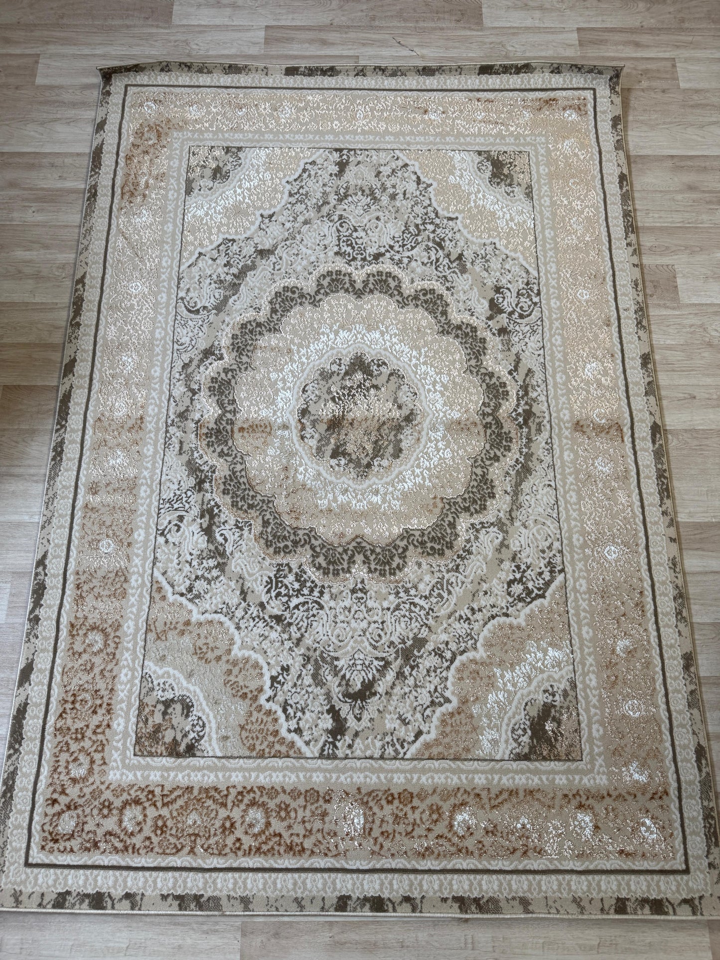 Emoji Shimmer Rug - Oriental Style Living Room Area Rug