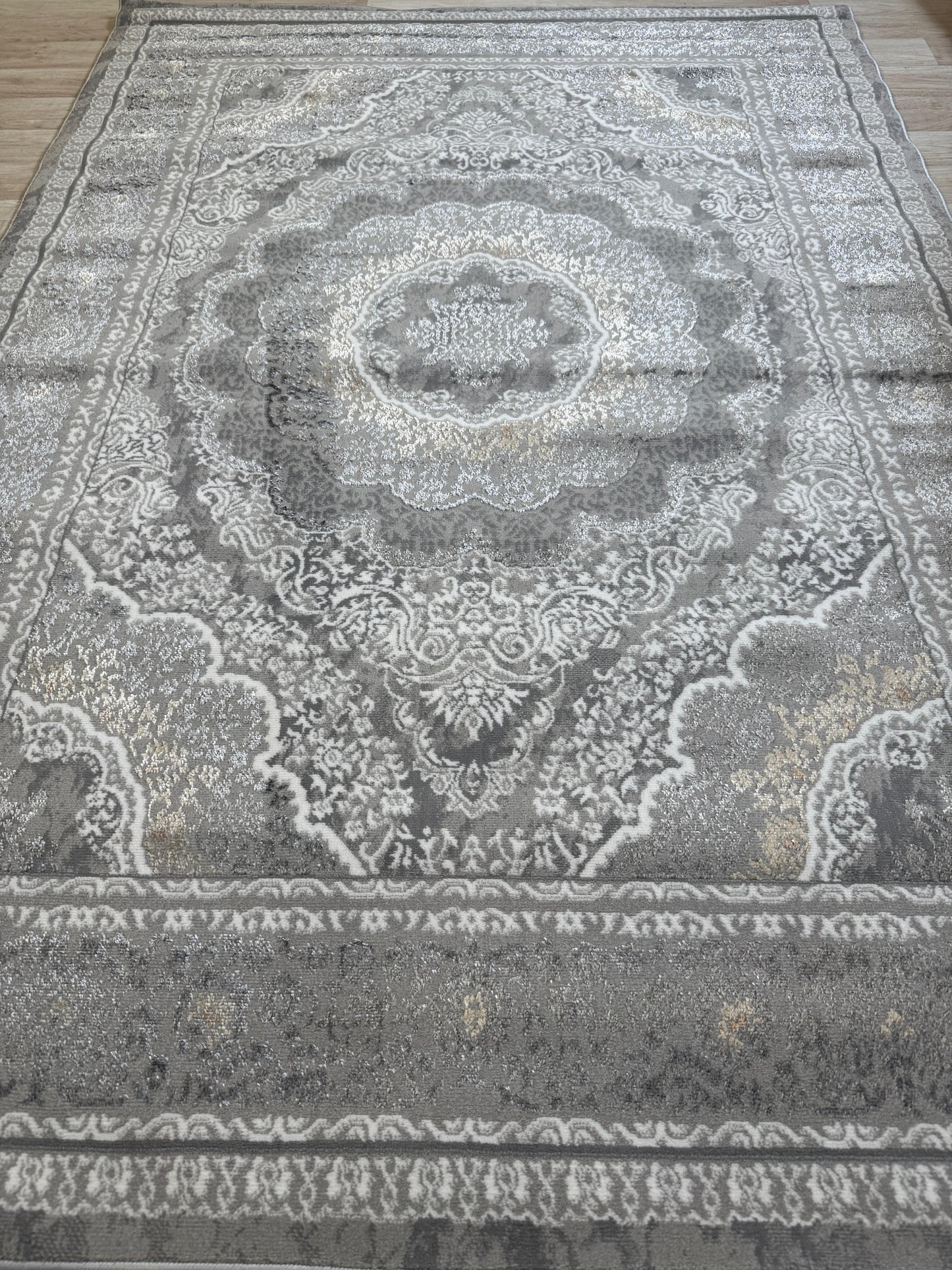 Emoji Shimmer Rug - Oriental Style Living Room Area Rug
