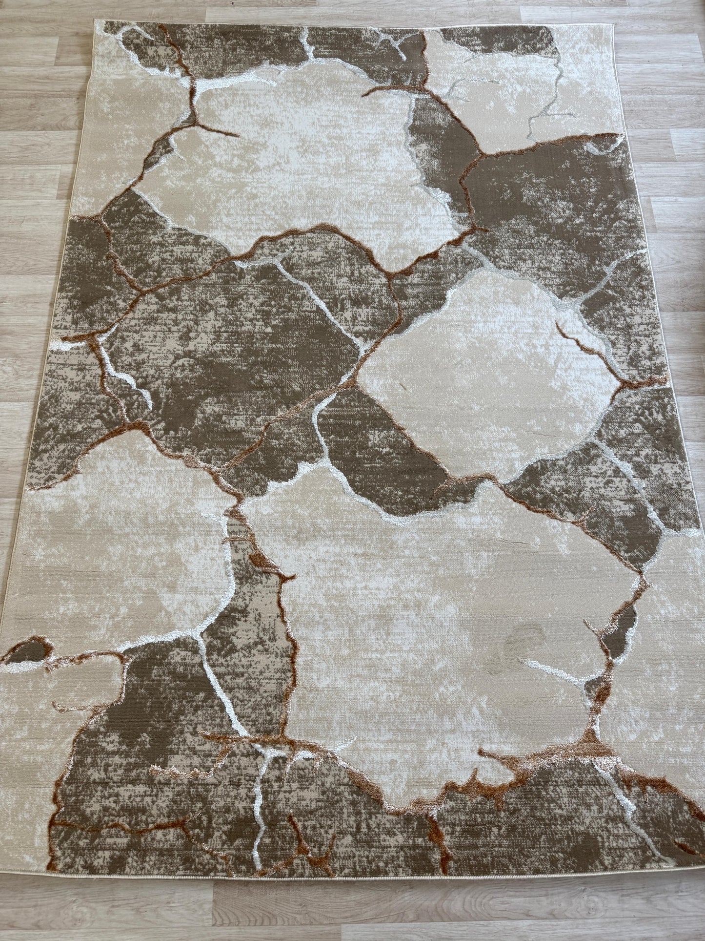 Emoji Modern Shimmer Rug - Living Room Area Rug