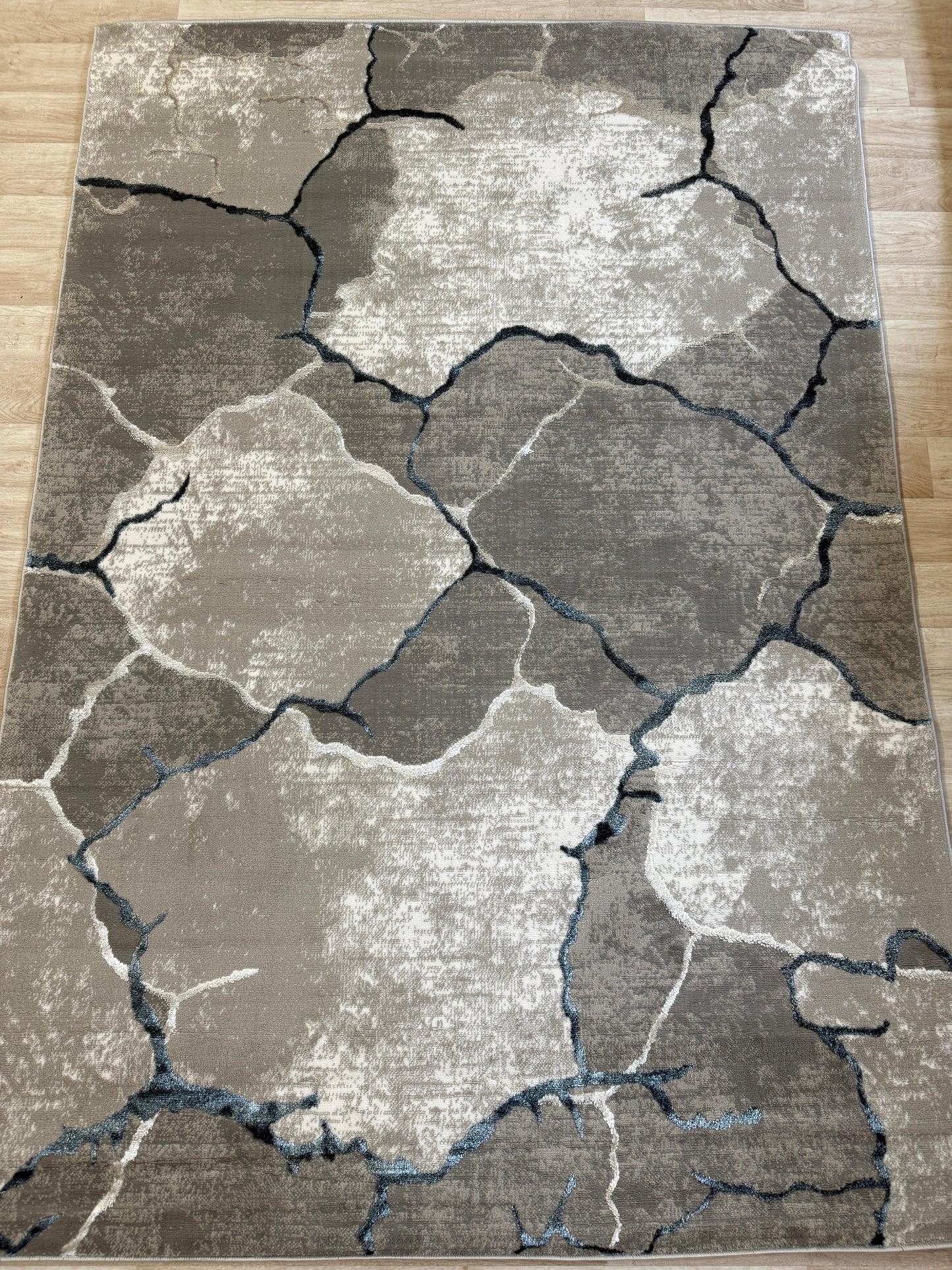 Emoji Modern Shimmer Rug - Living Room Area Rug