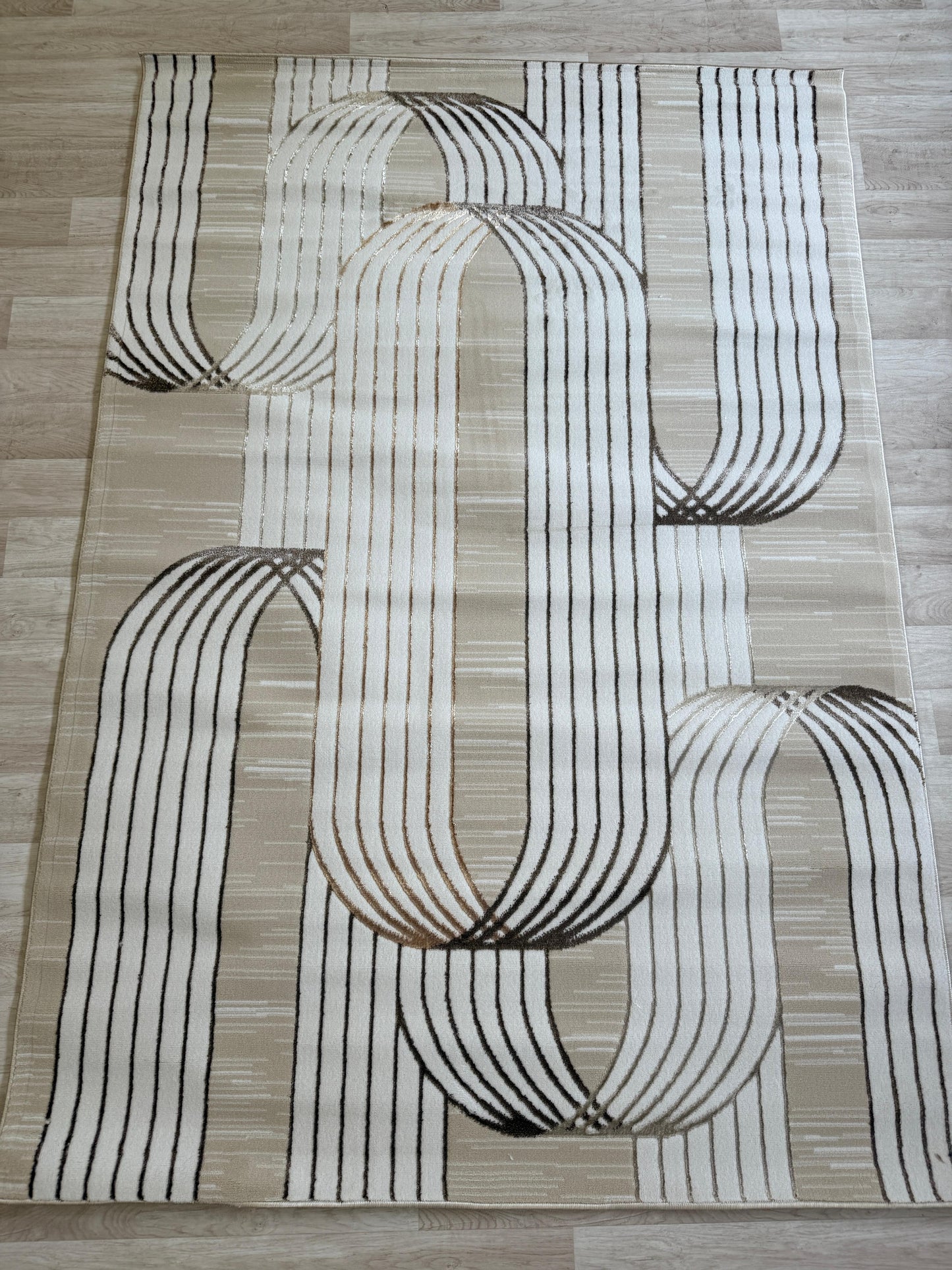 Emoji Modern Style Shimmer Rug - Living Room Area Rug