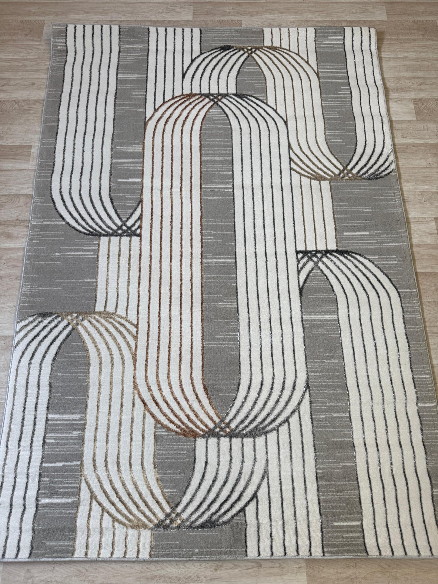 Emoji Modern Style Shimmer Rug - Living Room Area Rug