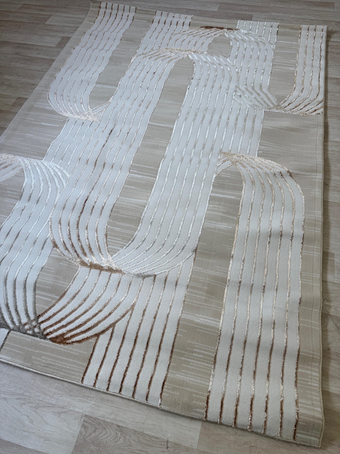 Emoji Modern Style Shimmer Rug - Living Room Area Rug