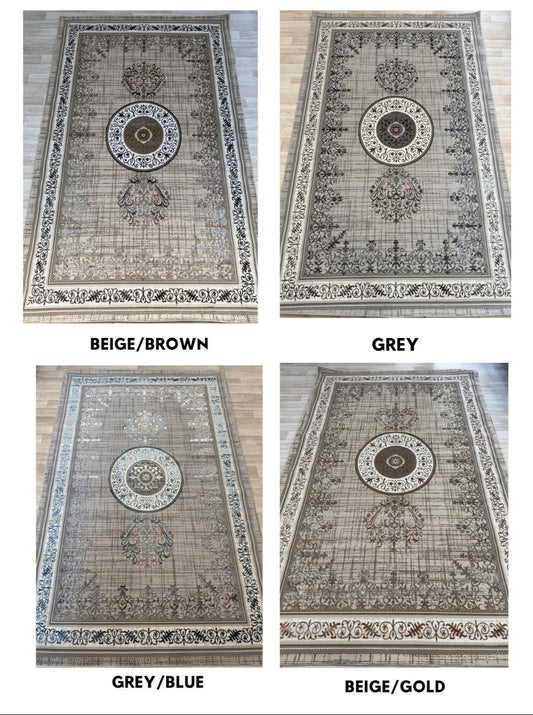 Emoji Vintage Style Shimmer Rug Collection