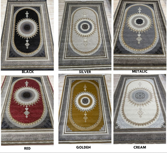 Persian 1200 Reeds Machine-Made Rugs | Elegant Design in 6 Colours