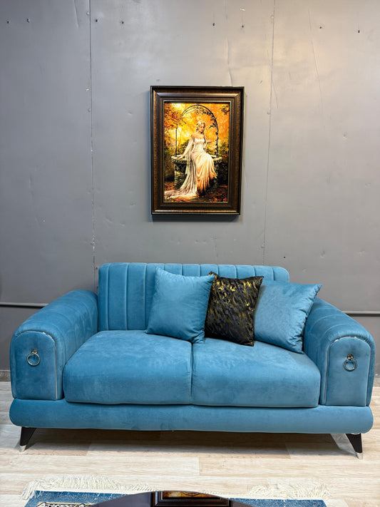 Toledo Blue - Sofa Set