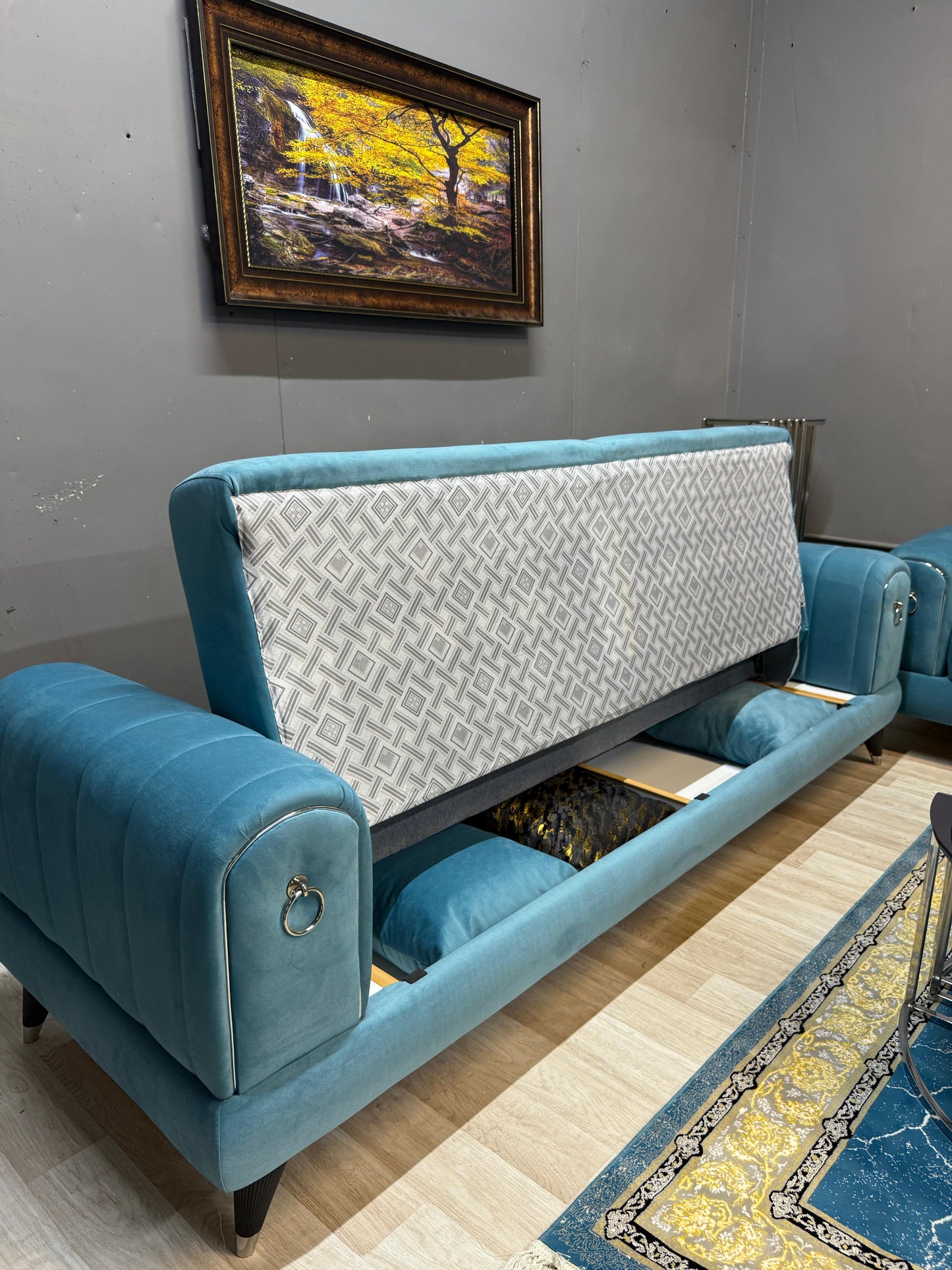 Toledo Blue - Sofa Set