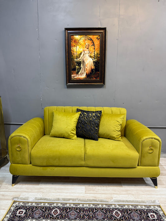 Toledo Yellow - Sofa Set