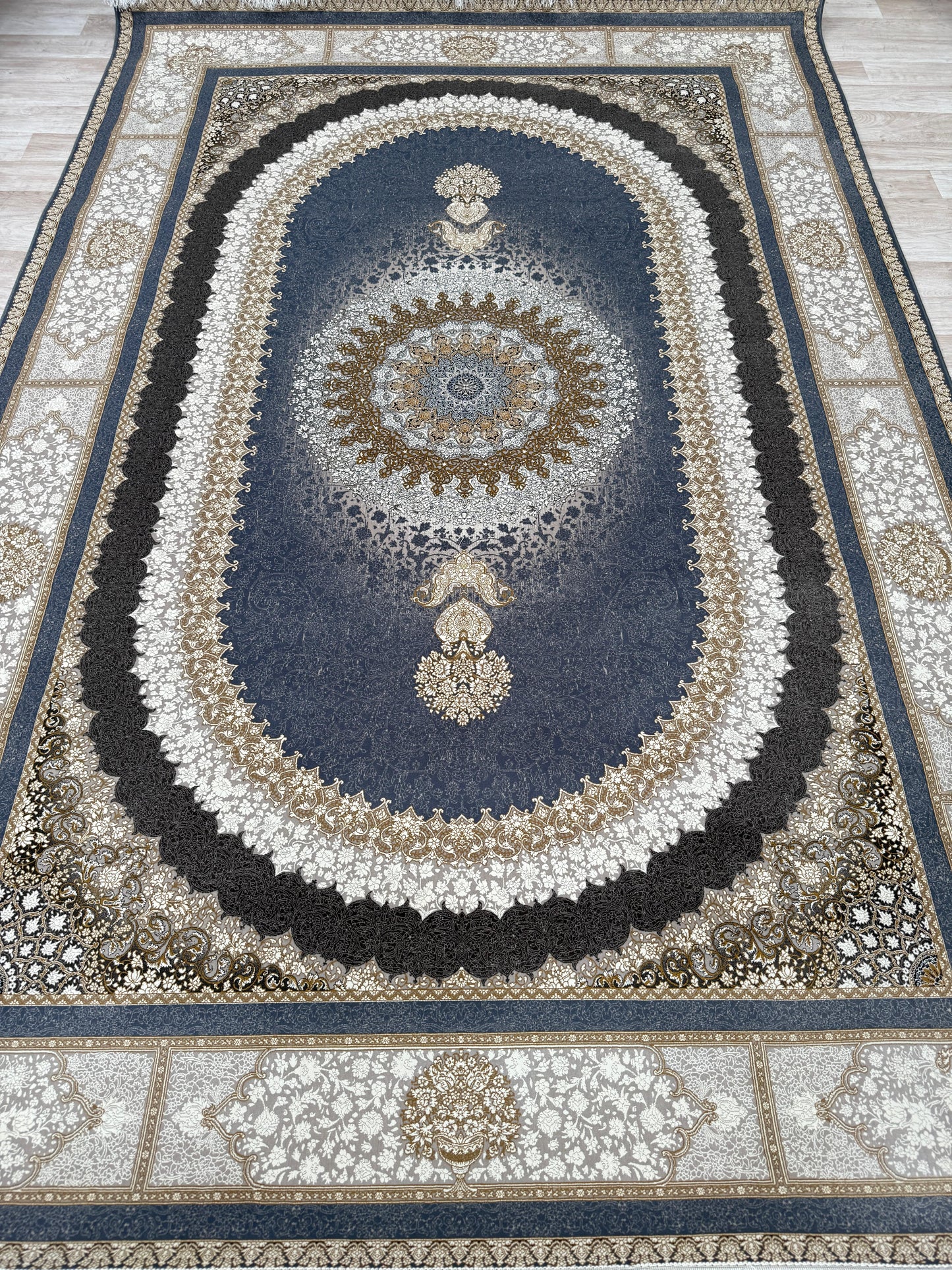 1200 Reeds - Persian Medalion Living Room Area Rug
