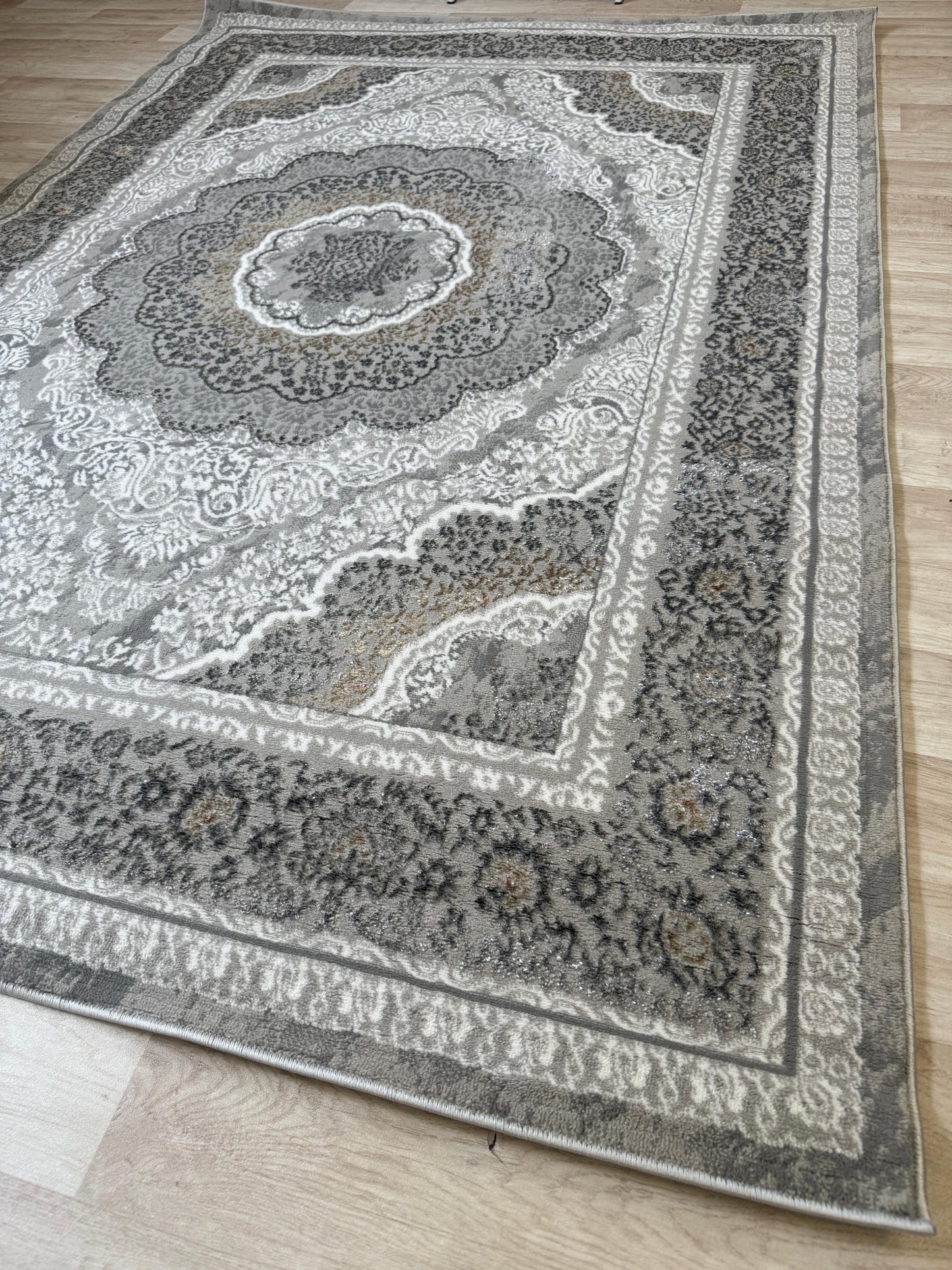 Emoji Shimmer Rug - Oriental Style Living Room Area Rug