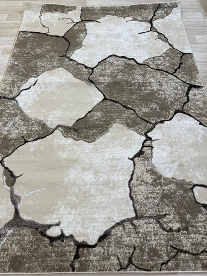 Emoji Modern Shimmer Rug - Living Room Area Rug