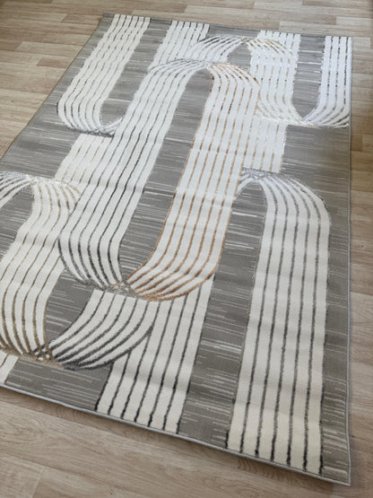 Emoji Modern Style Shimmer Rug - Living Room Area Rug