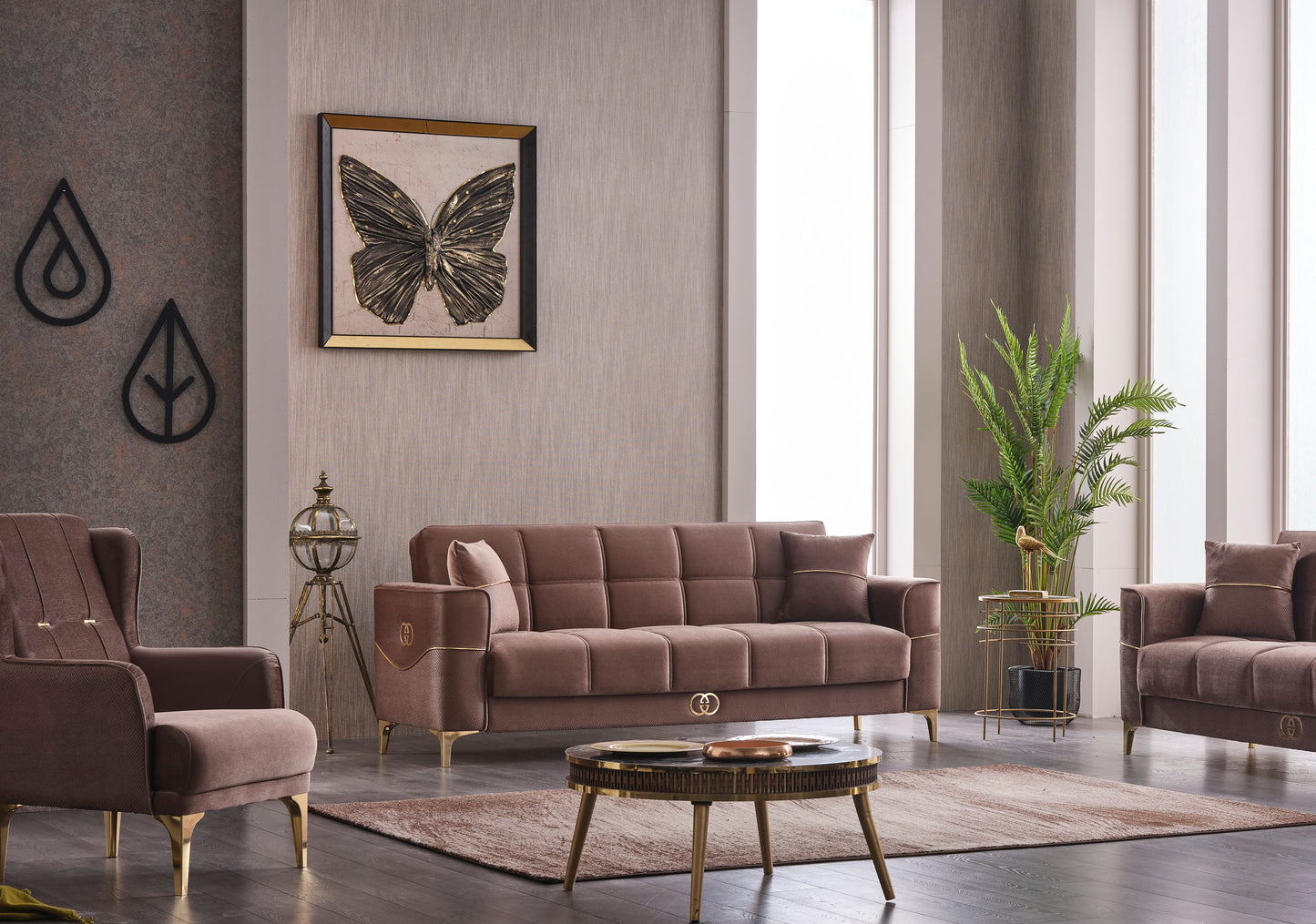 Clara Sofa Set (3+2+1)